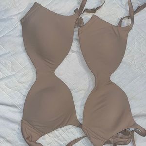 calvin klein nude bra racer back option two pack 32A